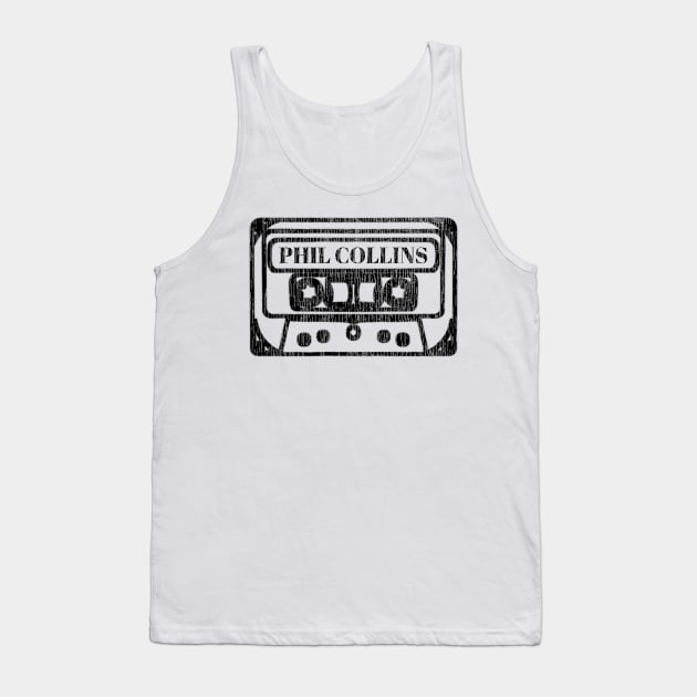 Phil Collins cassette Tank Top by Scom